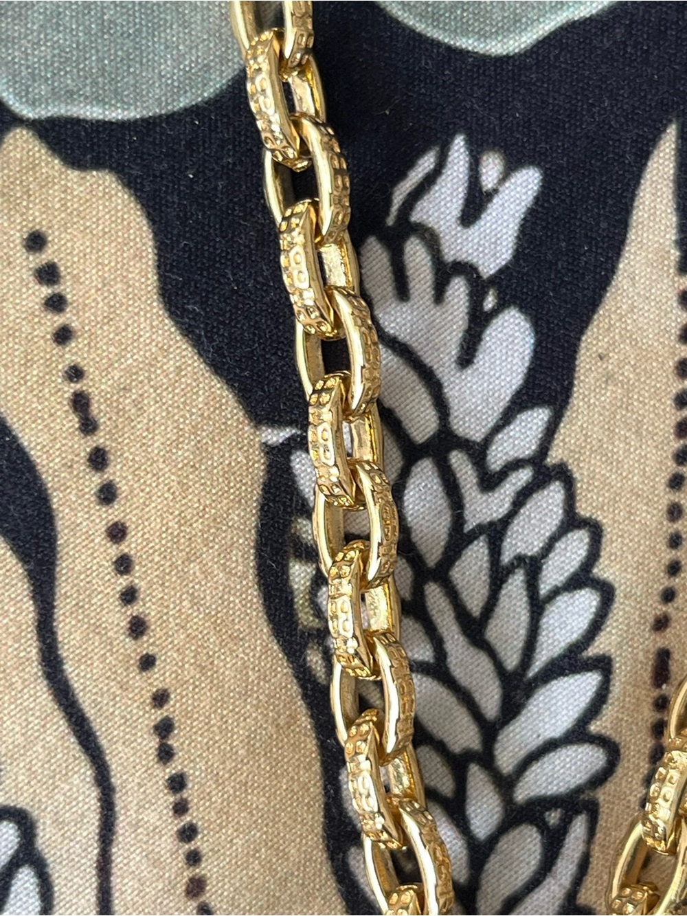 Balenciaga Gold Pendant Necklace 24” Custom Repurposed Charm Chain Read Desc - Picture 8 of 13